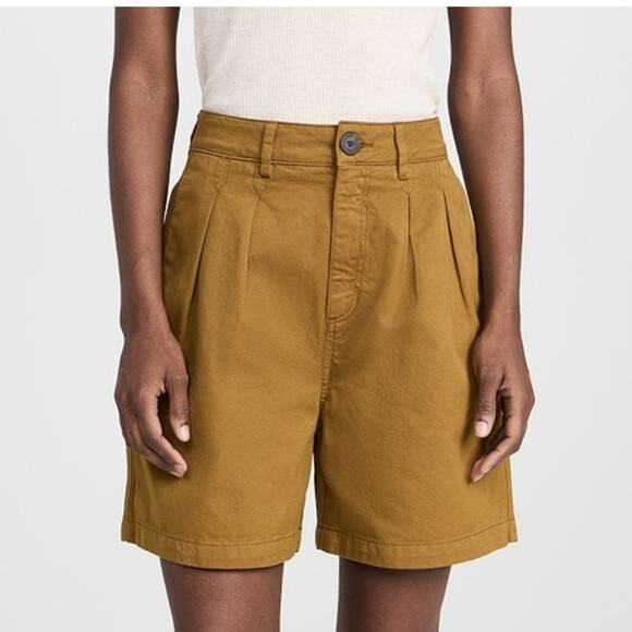 Mara Hoffman Pants - Mara Hoffman Olive Milo Shorts 12